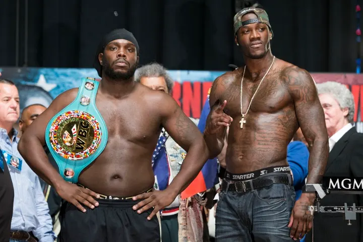 Bermane Stiverne And Deontay Wilder