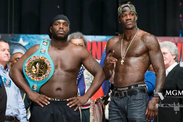 Bermane Stiverne And Deontay Wilder