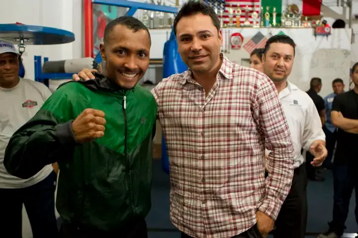 Anselmo Moreno And Oscar De La Hoya