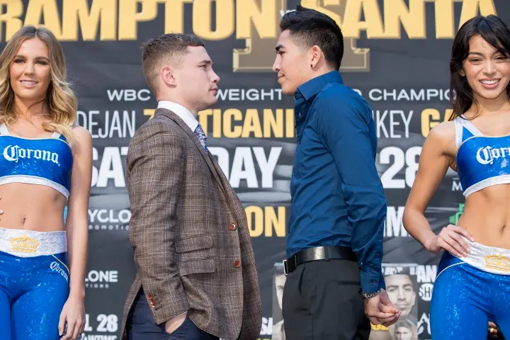 Carl Frampton And Leo Santa Cruz