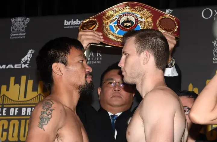 Pacquiao Horn Weigh In