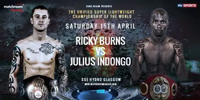 Ricky Burns vs. Julius Indongo 140 Unification Set, April 15 At SSE Hydro