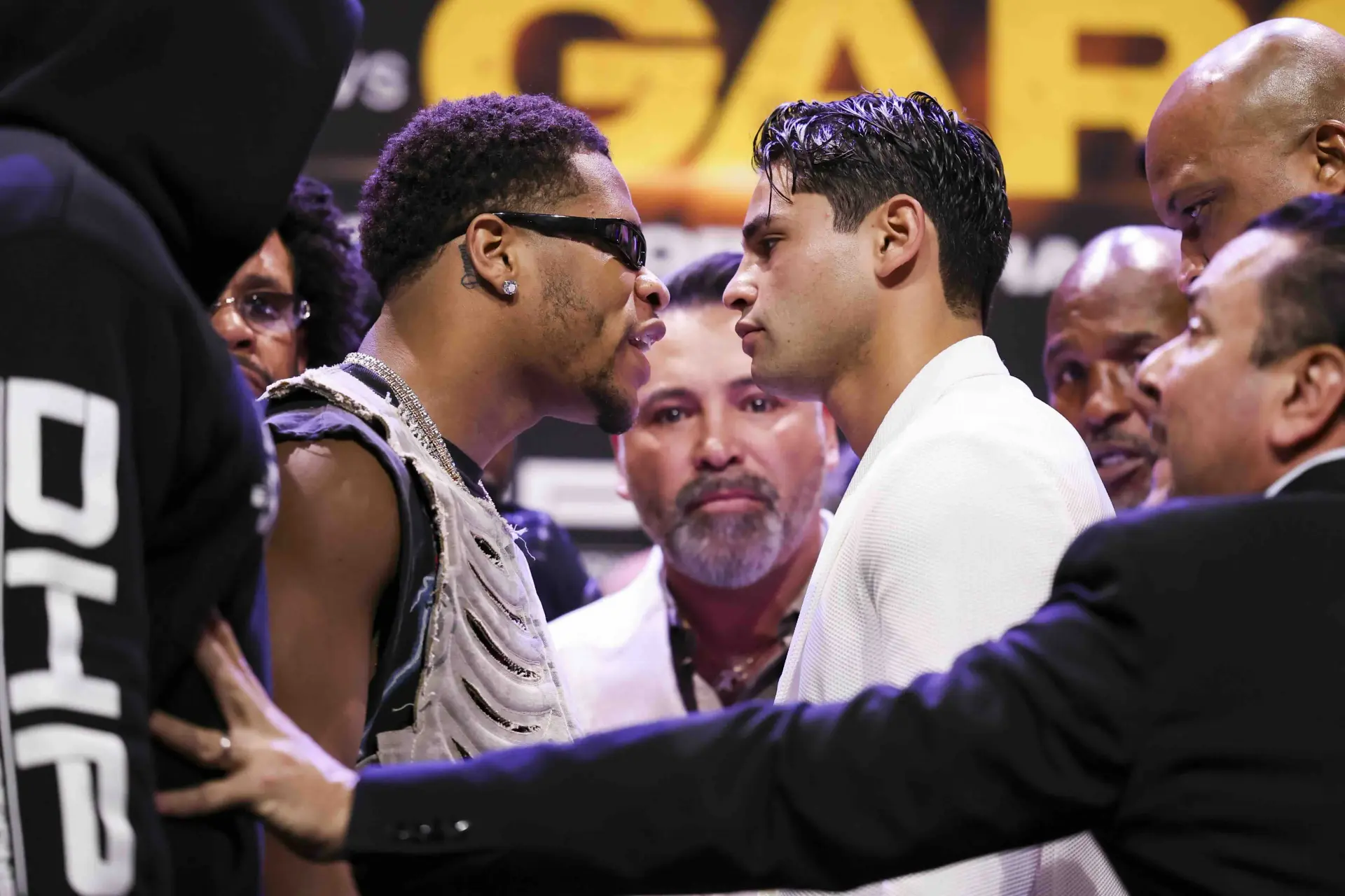 Devin Haney Ryan Garcia Faceoff