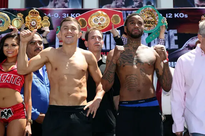 Golovkin Wade Weighin