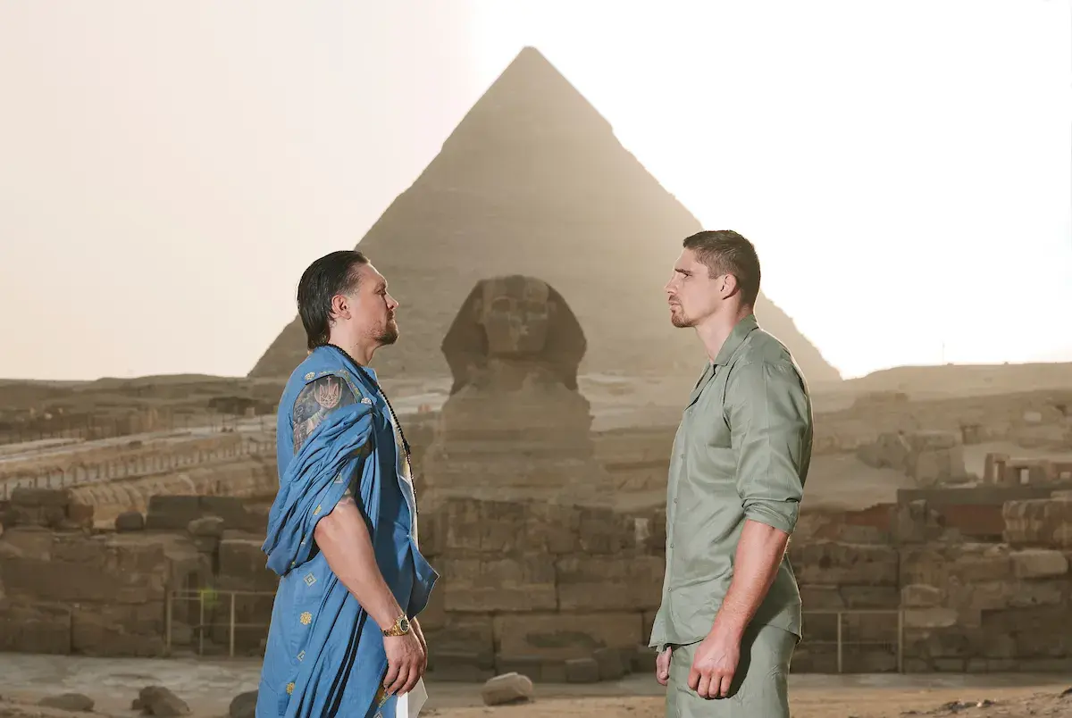 Oleksandr Usyk and Rico Verhoeven get ready for battle in May 2026 in Egypt