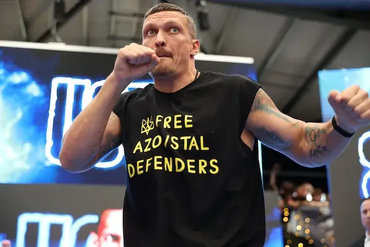 Oleksandr Usyk Media Workout 07162025