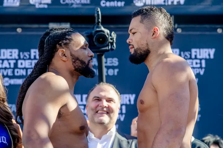 Joe Joyce Hanks Weights