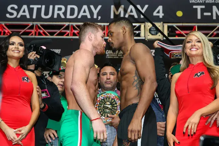 Canelo Jacobs Weights