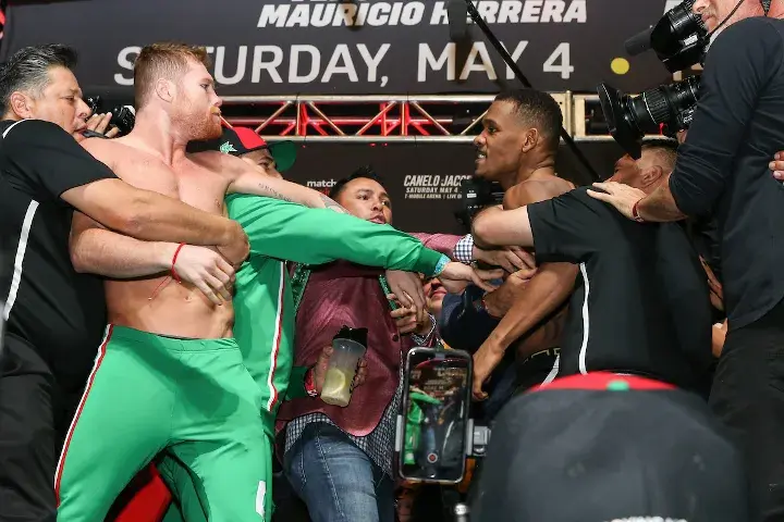 Canelo Jacobs Weights