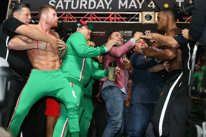 Canelo Jacobs Weights