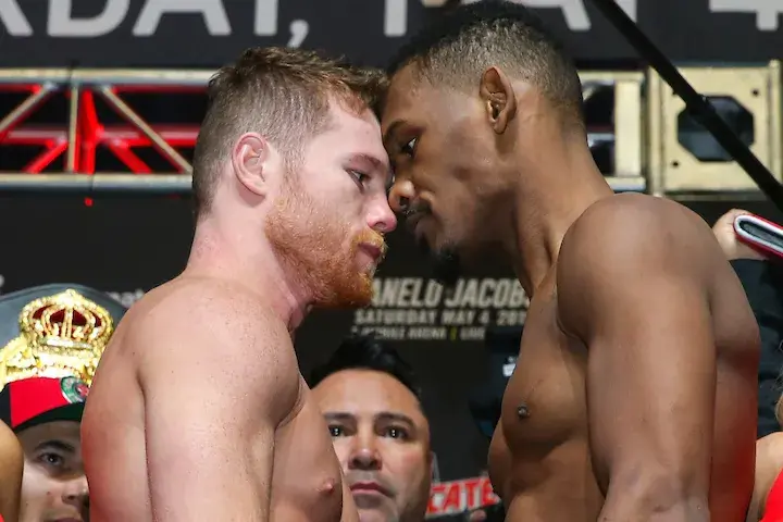 Canelo Jacobs Weights