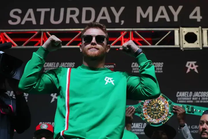 Canelo Jacobs Weights