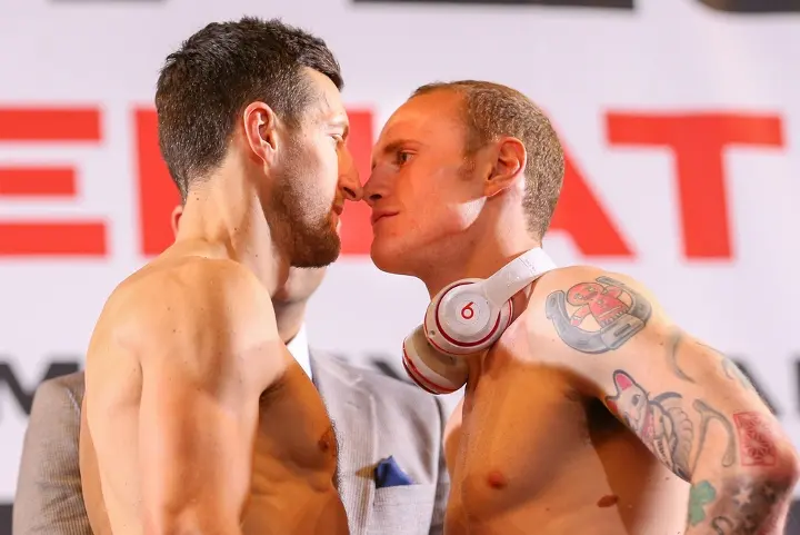 Froch Groves Rematch Weights