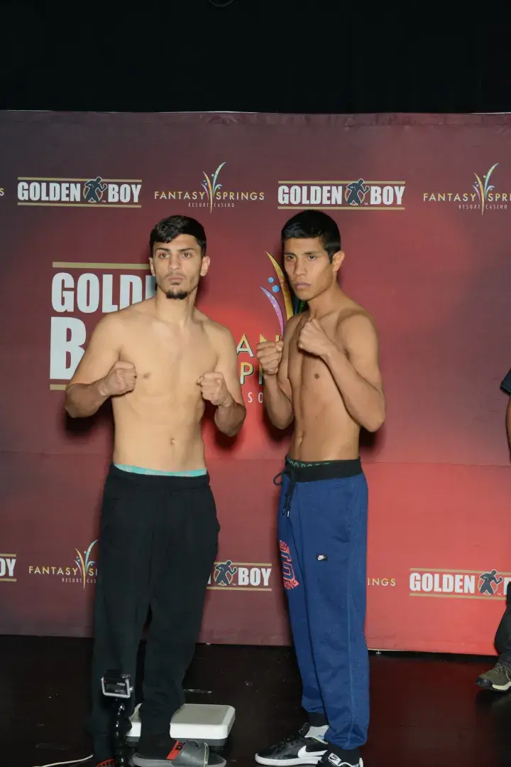 Golden Boy Weigh In O