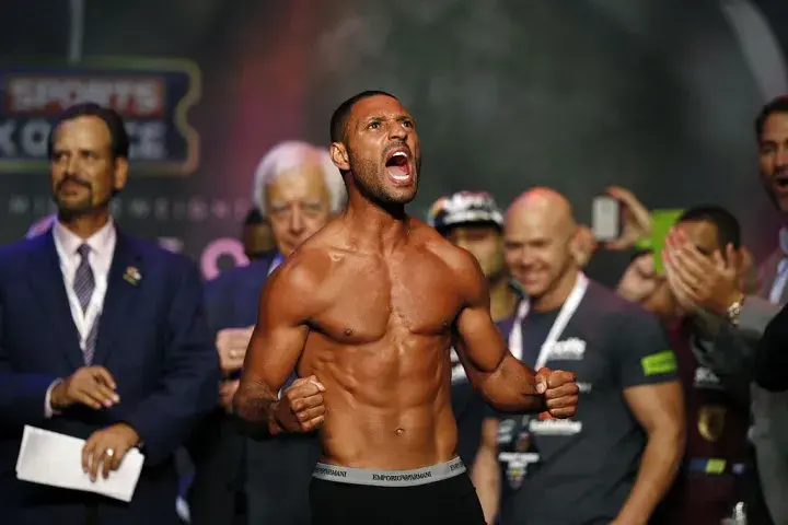 Golovkin Brook Weigh In
