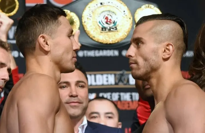 Golovkin Lemieux Weights