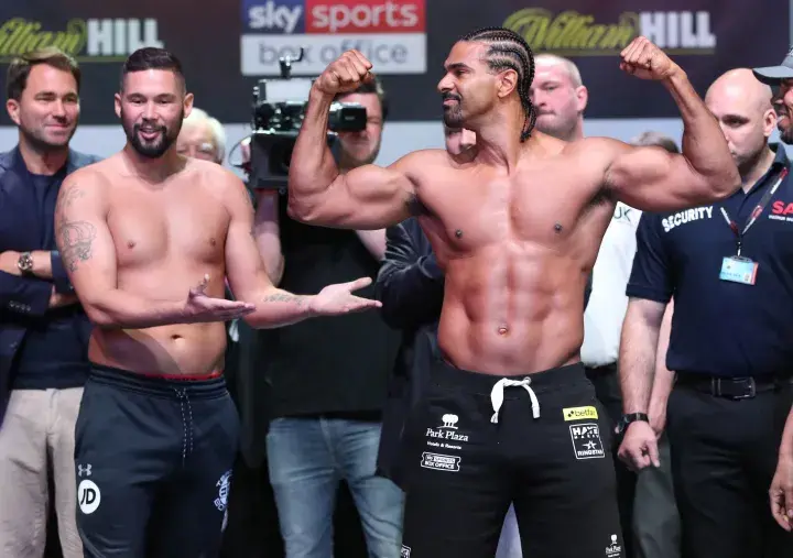 Haye Bellew Rematch Weights