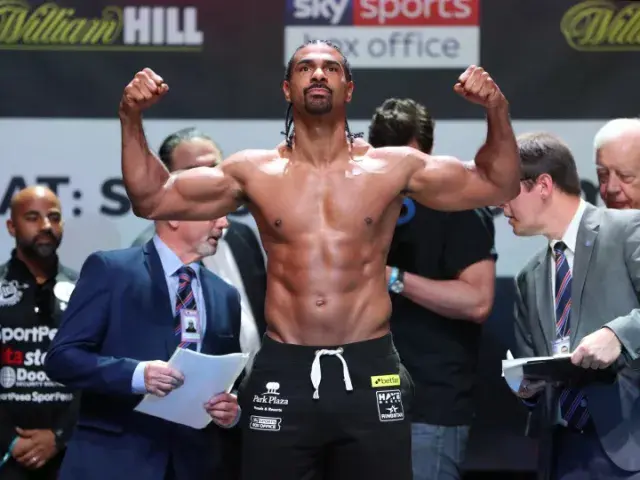 Haye Bellew Rematch Weights