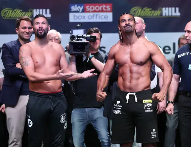 Haye Bellew Weights