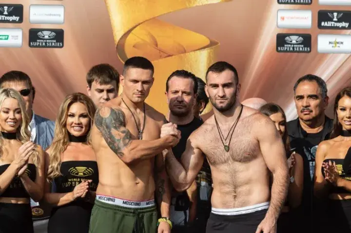 Usyk Gassiev Weights
