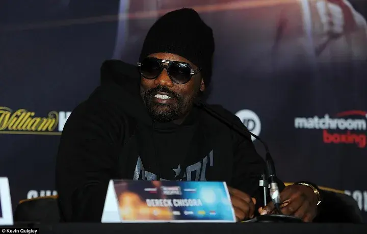 Whyte Chisora Throws Table