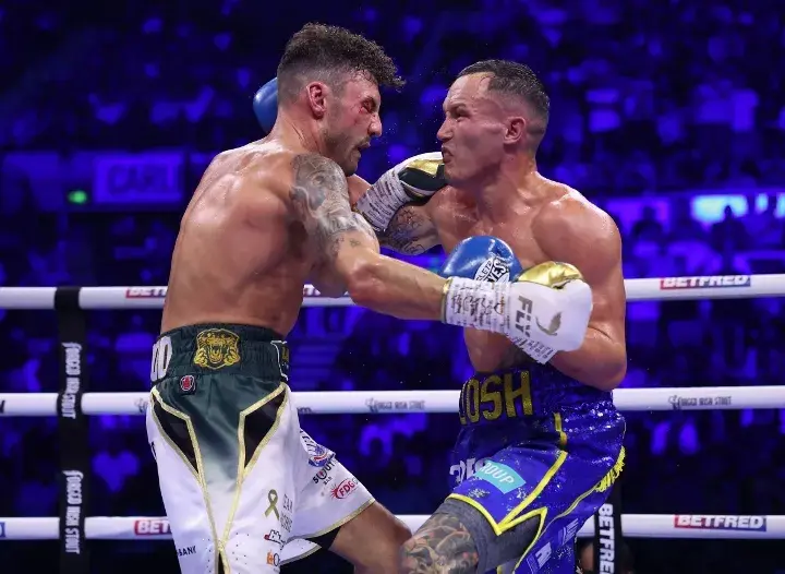 Will it be repeat or revenge when Wood (l) and Warrington rematch?