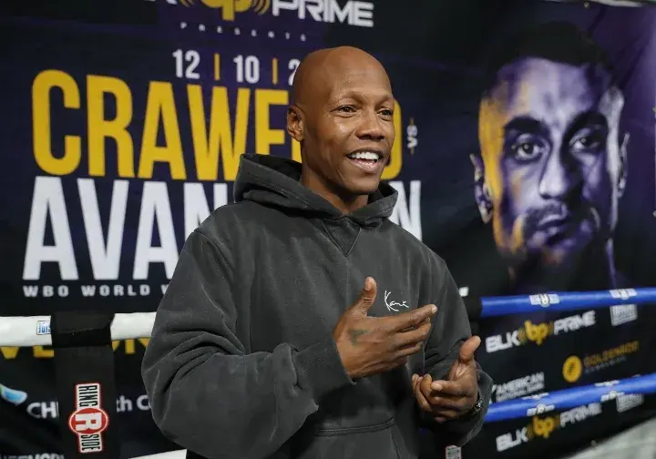 Former welterweight champion Zab Judah is interviewed ahead of the fight between Terence Crawford and David Avanesyan.