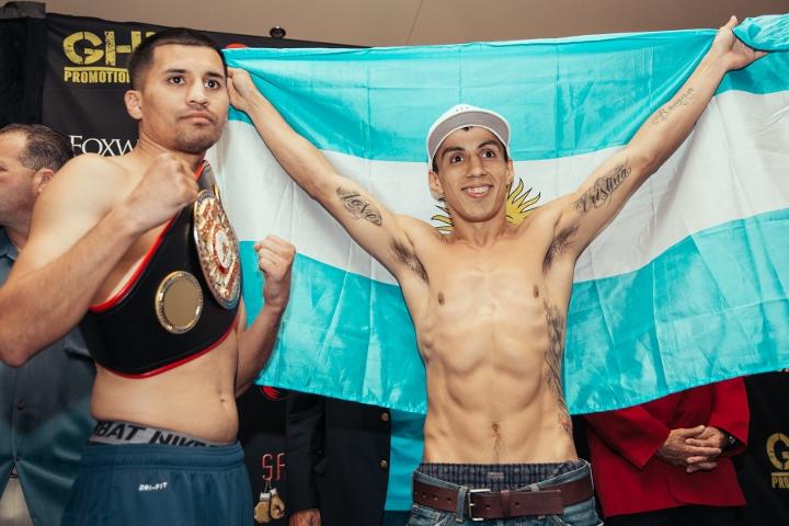 Lopez Vs Reynoso Weighin