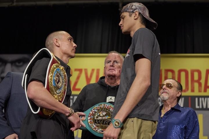 Tszyu Vs Fundora Press Conference Esther Lin