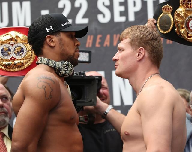 Joshua Povetkin Weights