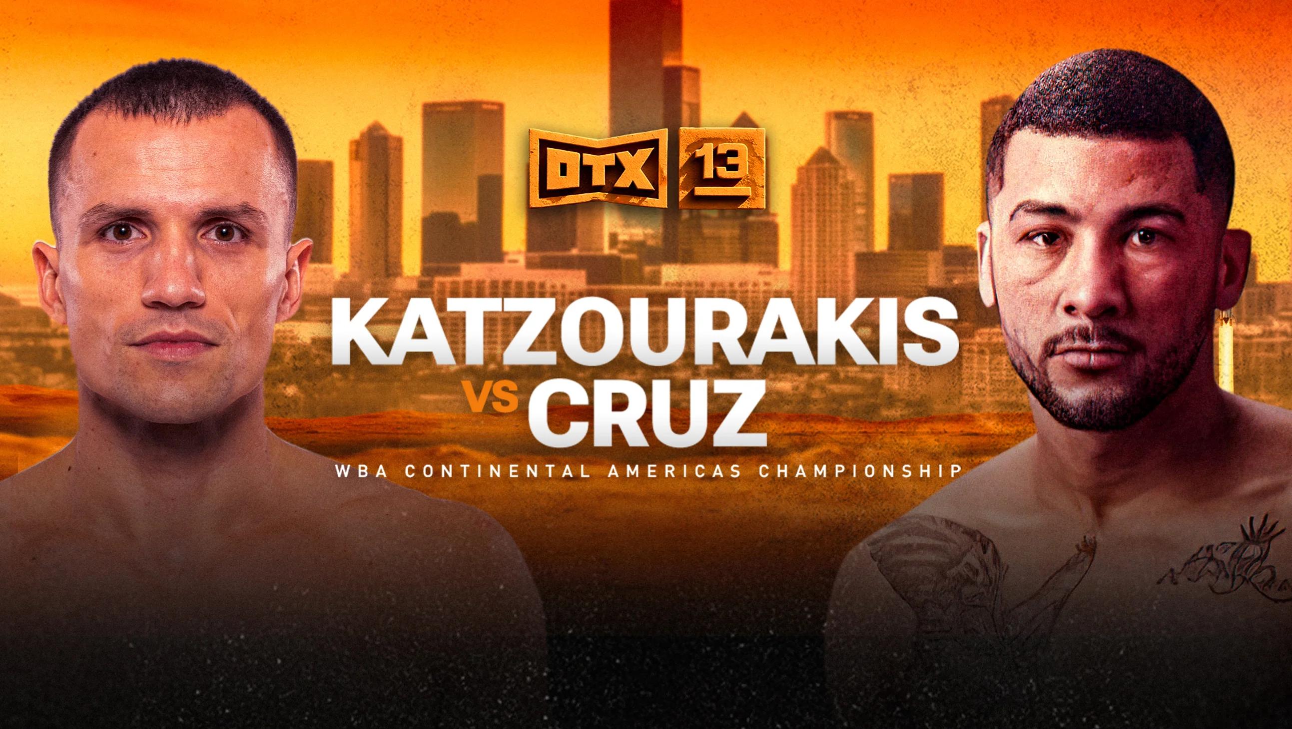 Andreas Katzourakis Roberto Cruz fight poster 2025.webp