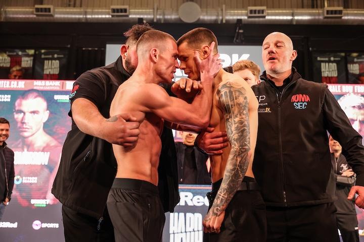 Andrew Cain Charlie Edwards Photo:  Leigh Dawney/Queensberry Promotions