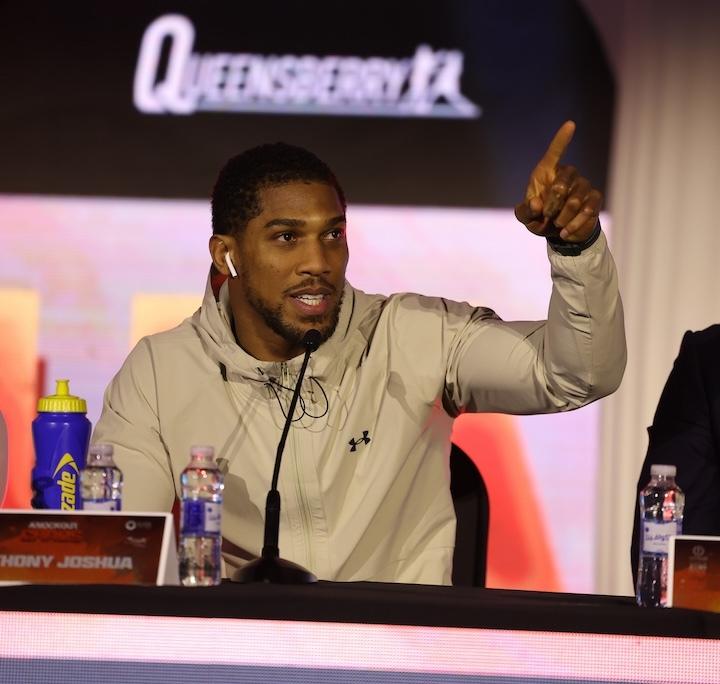 Anthony Joshua Press Conference