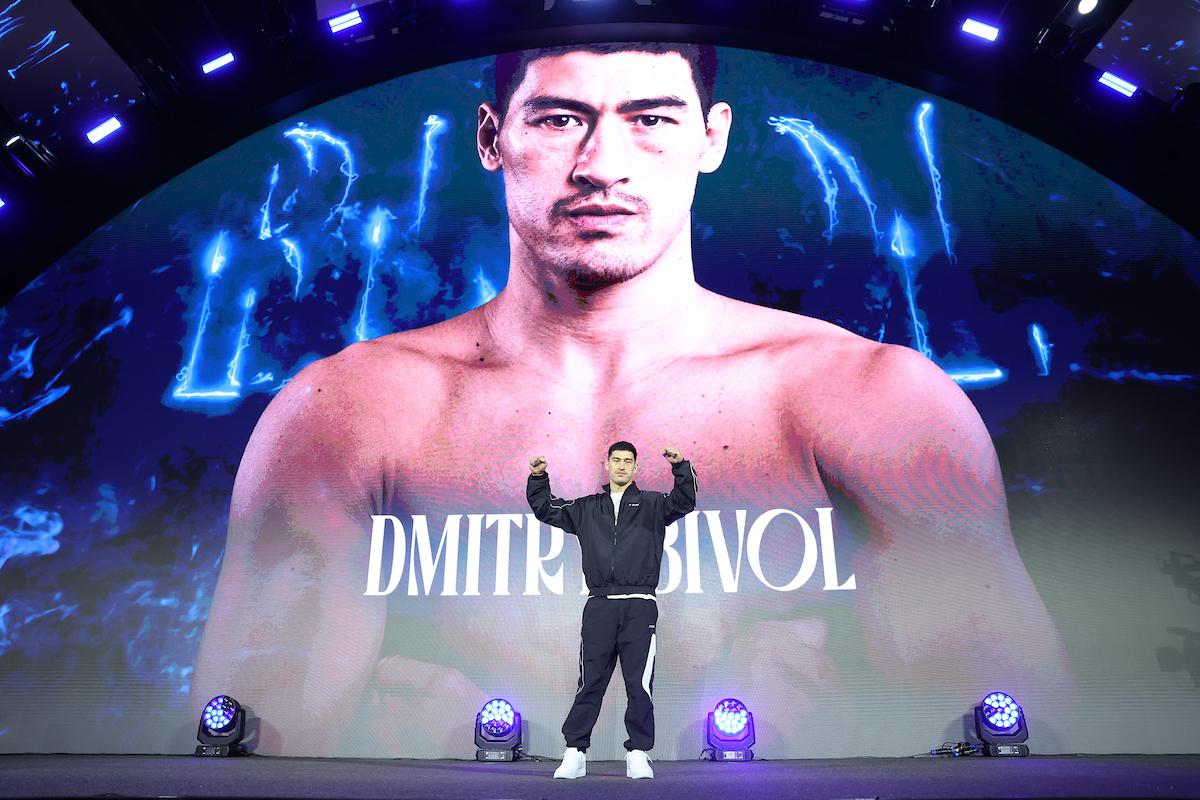 Dmitry Bivol arrives