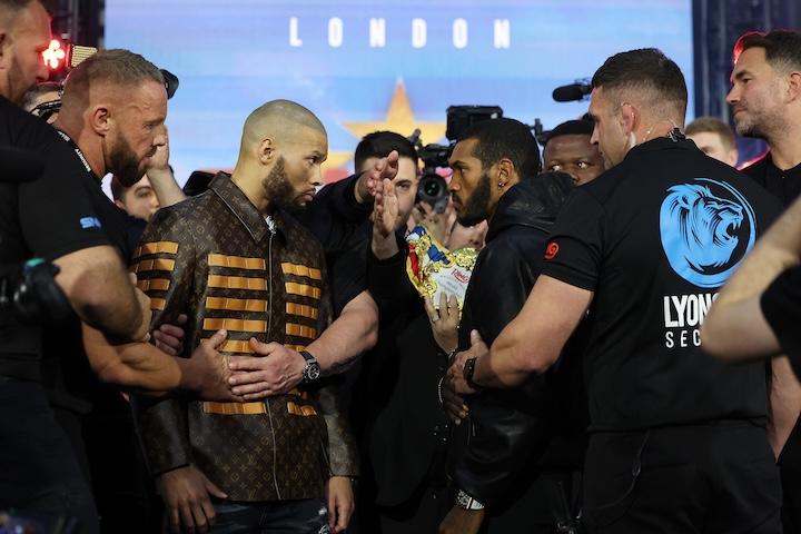 Chris Eubank Jnr Conor Benn Photo: Mark Robinson Matchroom Boxing