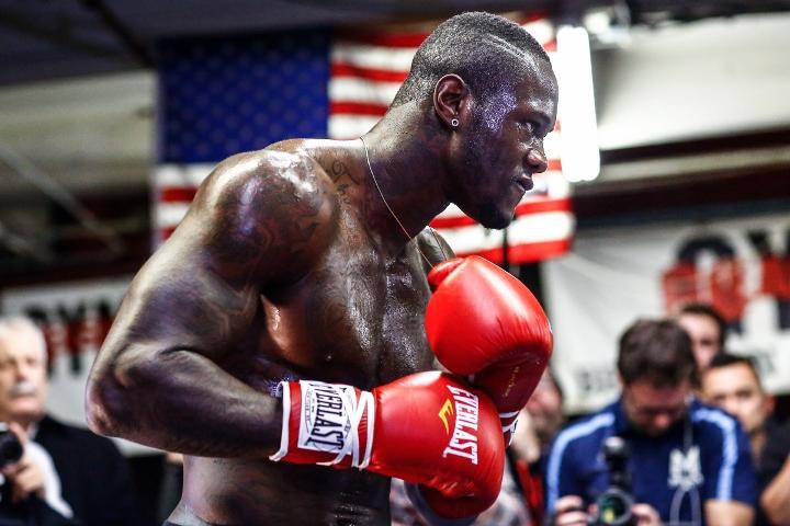 Deontay Wilder Media Workout