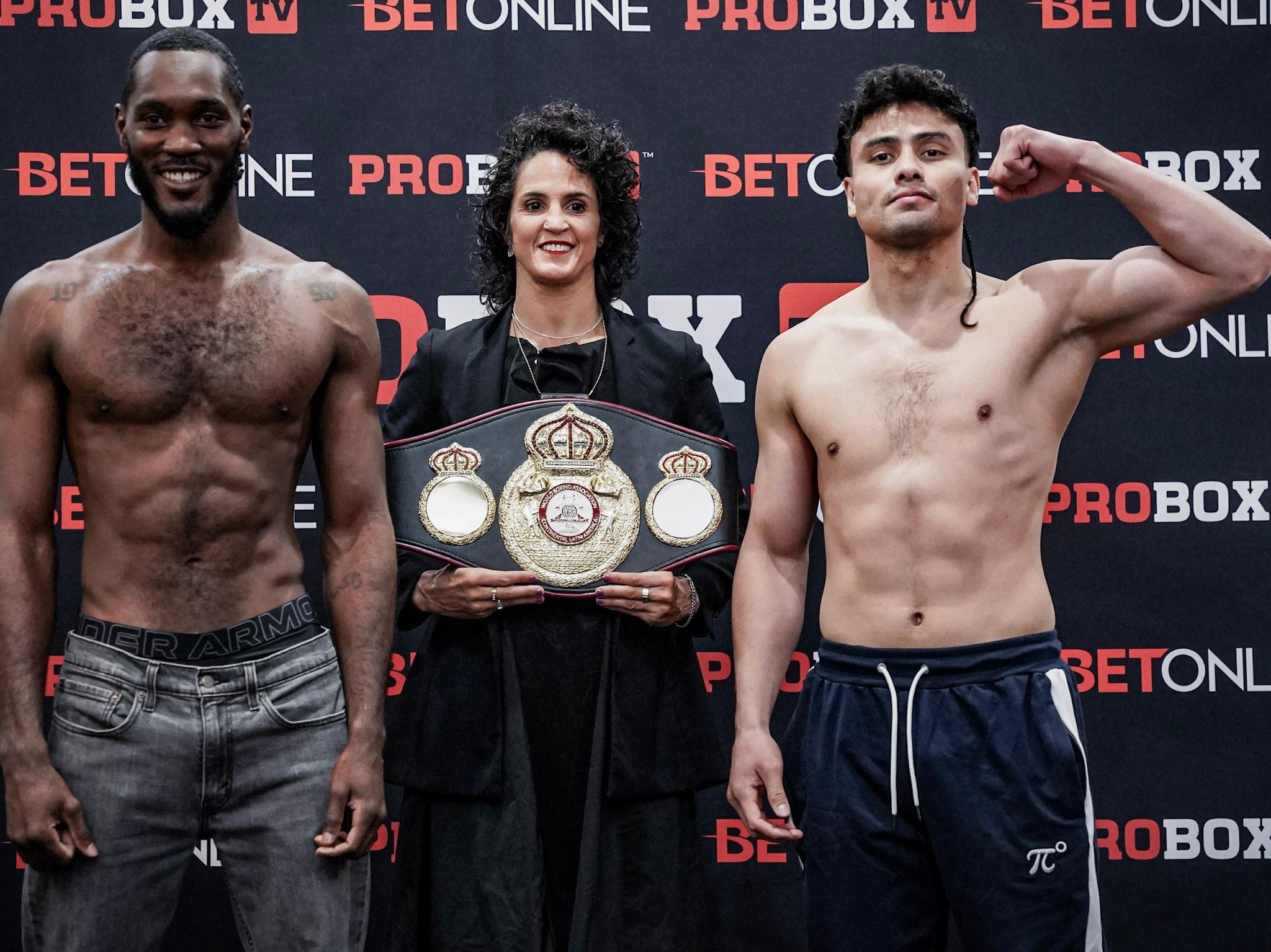 James-Martinez weigh-in