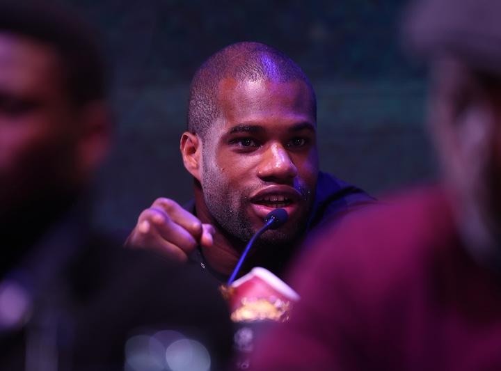 Daniel Dubois  photo Mark Robinson Matchroom Boxing