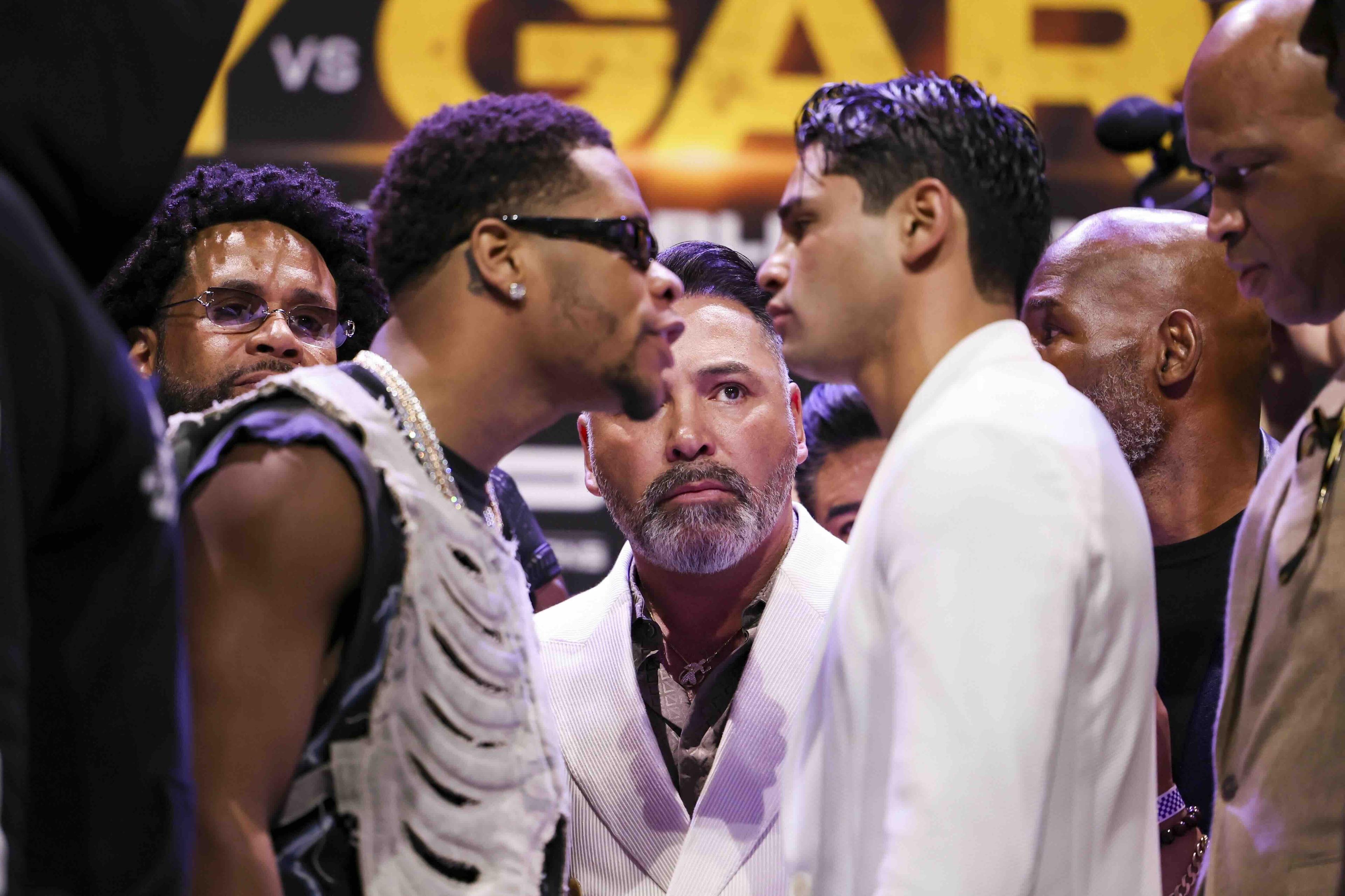 Devin Haney Ryan Garcia Faceoff