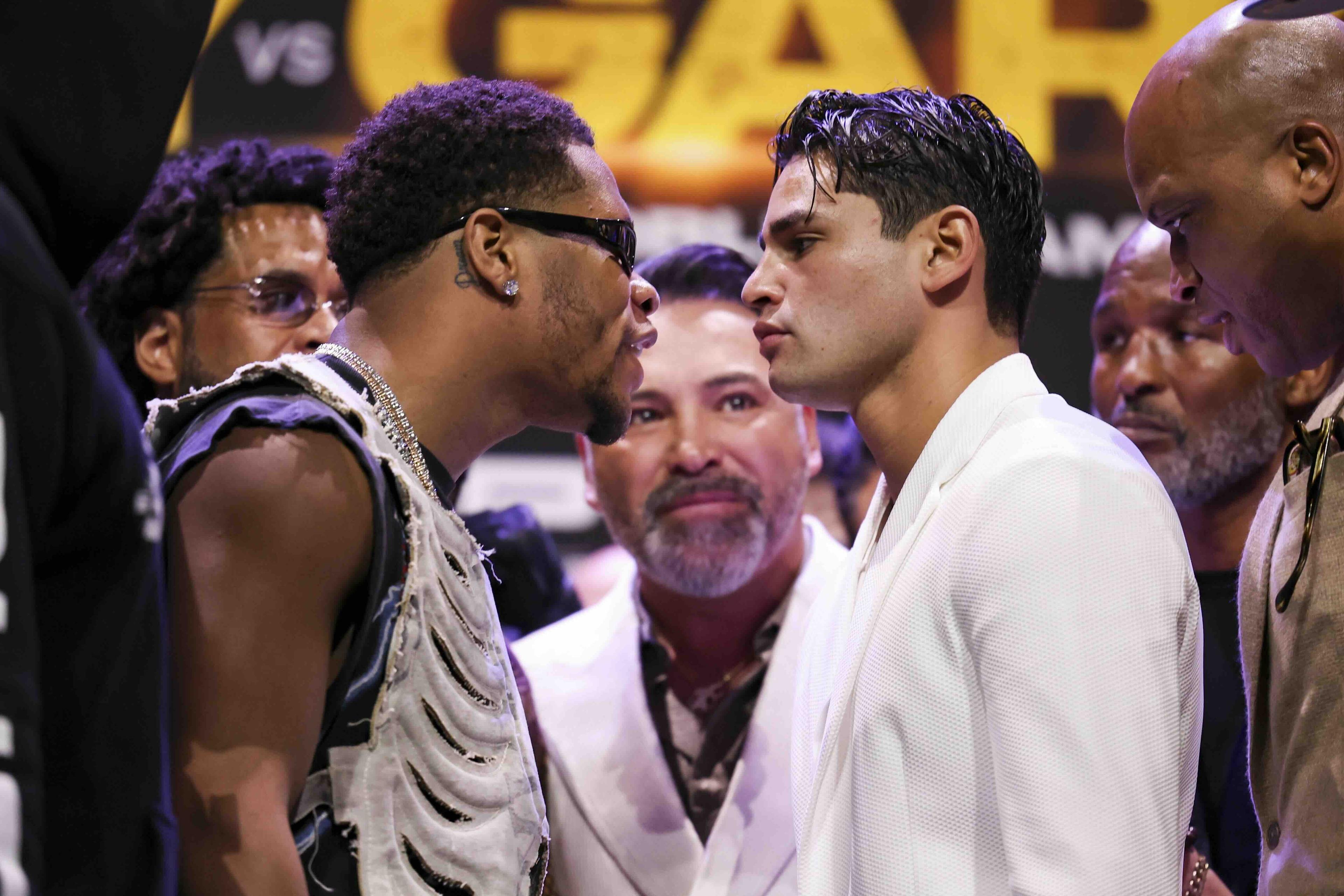 Devin Haney Ryan Garcia Faceoff