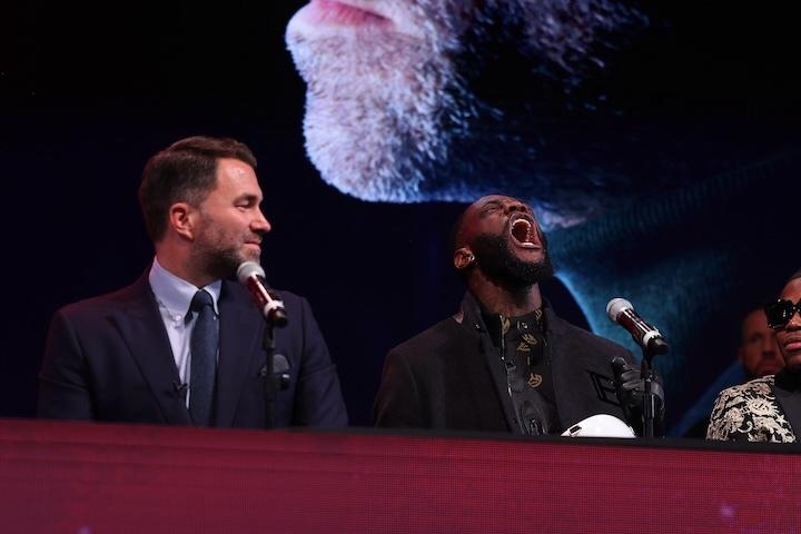 Eddie Hearn Deontay Wilder