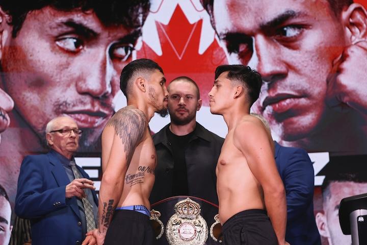Eduardo Hernandez and Rene Tellez Giron (Photo by Melina Pizano/Matchroom