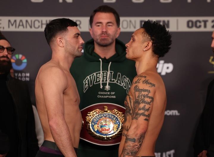 Jack Catterall and Regis Prograis make weight ahead of Saturday’s fight