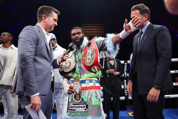 Jaron Ennis Photo: Mark Robinson / Matchroom Boxing 