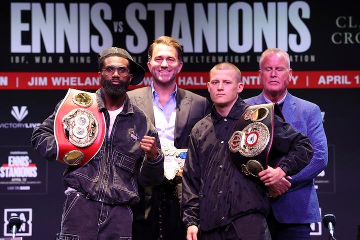 Jaron Ennis Eimantas Stanionis Photo: Mark Robinson / Matchroom Boxing