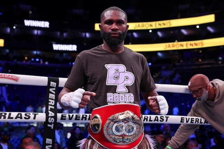 Mixed reactions to Jaron Ennis’ repeat win over Karen Chukhadzhian