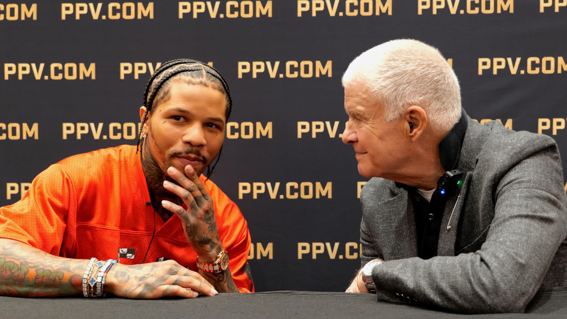 Jim Lampley speaking to Gervonta "Tank" Davis