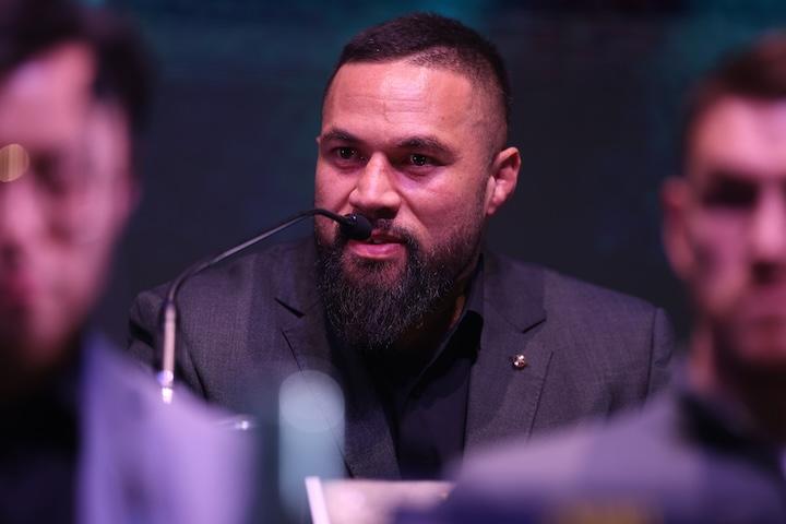 Joseph Parker  photo Mark Robinson Matchroom Boxing