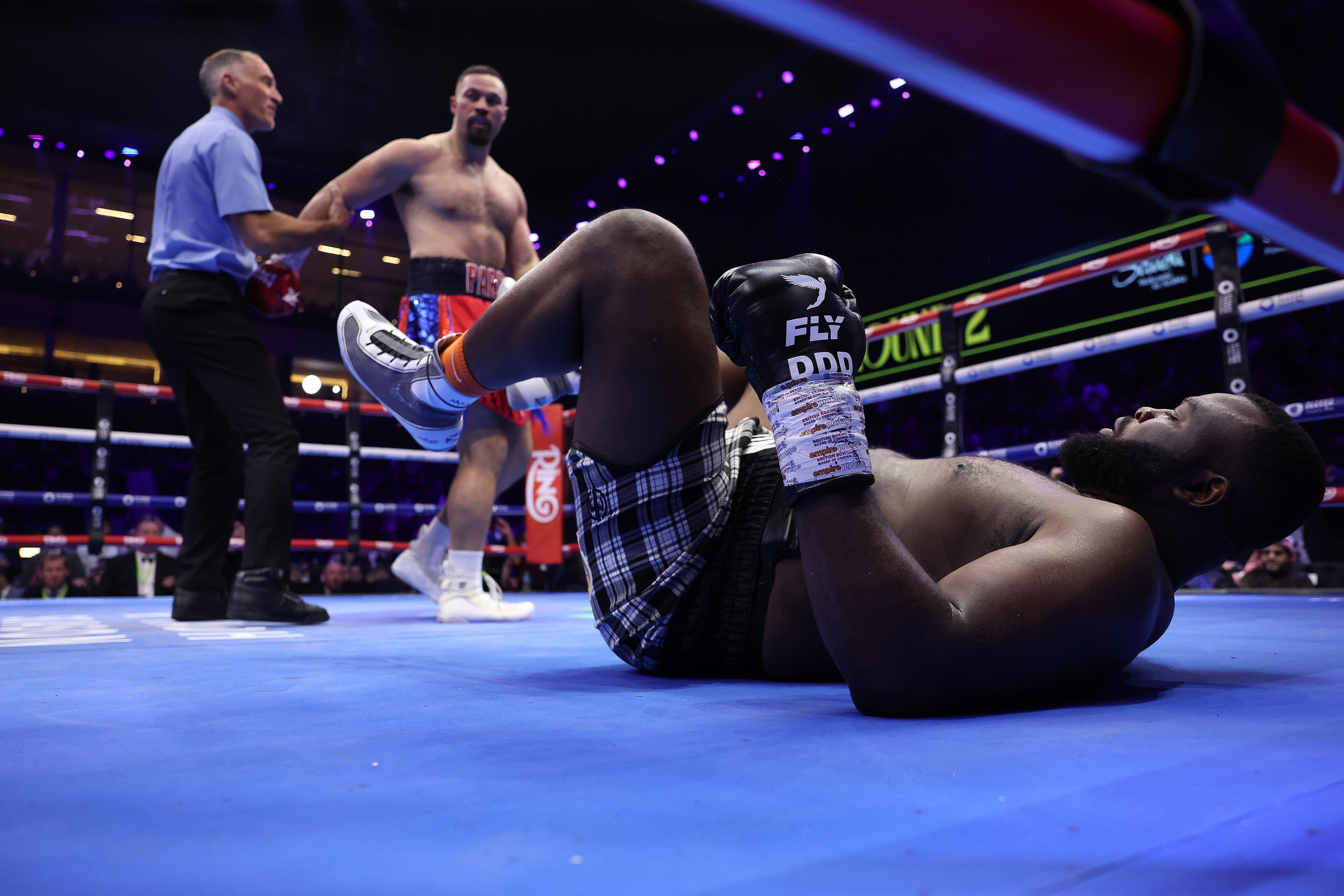 Joseph Parker Martin Bakole 2025 Picture By Mark Robinson Matchroom Boxing