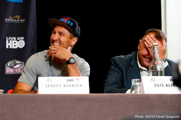 Kovalev Mohammedi Presser